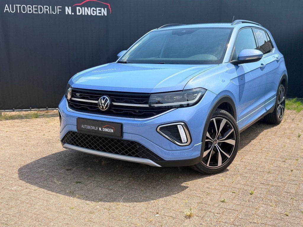 Volkswagen T-Cross 1.0 TSI R-Line Edition 14dkm! DSG, Auto's, Volkswagen, Gebruikt, Zwart, Blauw, 116 pk
