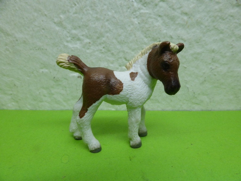 Schleich 13687 falabella veulen , dierfiguur, Ophalen of Verzenden, Gebruikt, Paard, Beeldje of Figuurtje