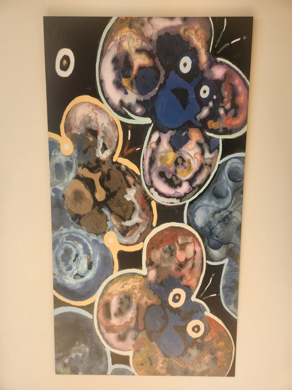 Abstract Schilderij 'Farfalle' door E.E. Ferrari, 2002, Ophalen of Verzenden