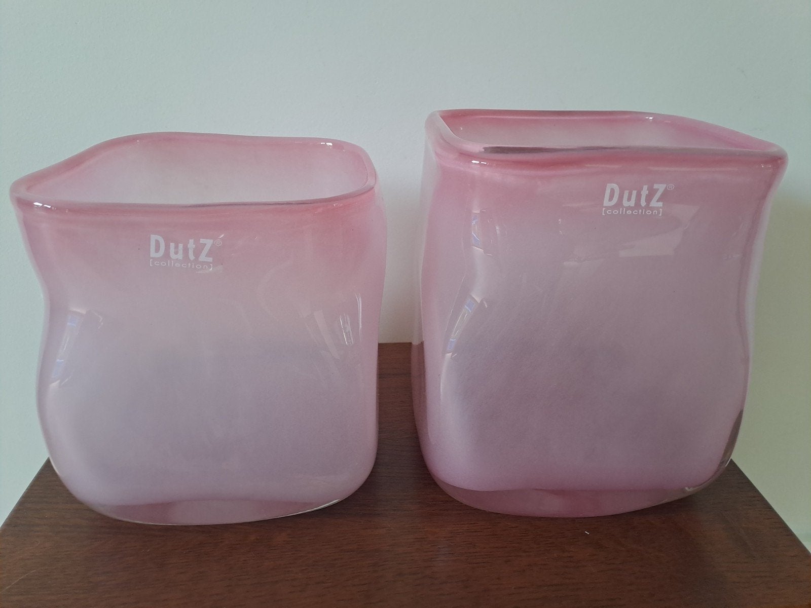Dutz potten roze, Ophalen, Zo goed als nieuw, Roze, Glas