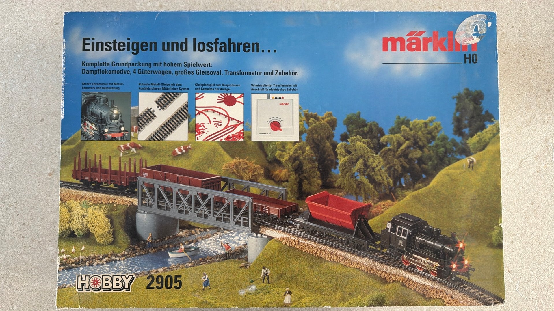 Märklin set 2905, Ophalen, Wisselstroom, Wagon, Zo goed als nieuw
