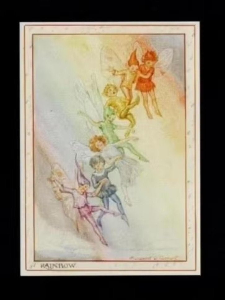 Elfen Regenboog Rainbow Fairies Margaret Tarrant., Ophalen of Verzenden, 1980 tot heden, Ongelopen, Kinderen