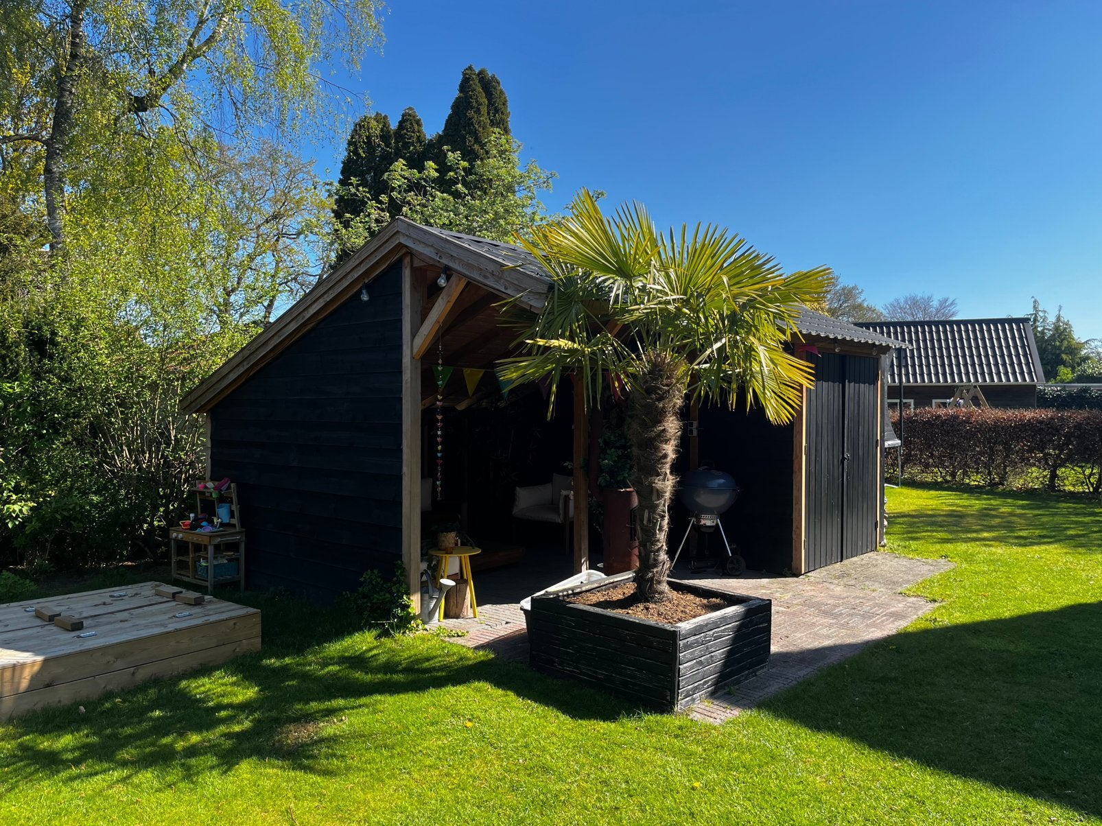 Tuinhuis / overkapping / opberghok, Tuin en Terras, Tuinhuizen, Ophalen, Tuinhuis, 250 tot 500 cm, Zo goed als nieuw