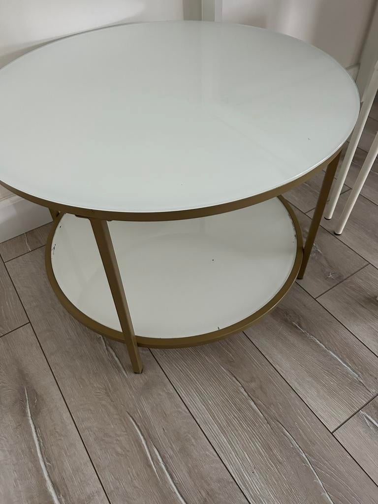 Salontafel prima staat, Ophalen, Gebruikt, 100 tot 150 cm, Rond