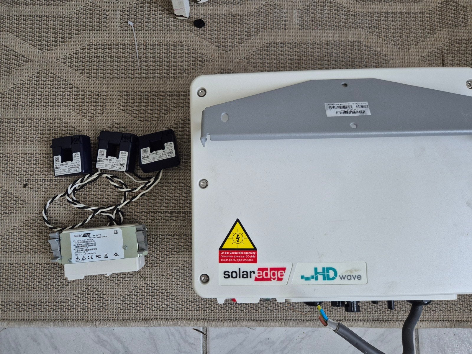 SolarEdge SE5000H Omvormer + 3-fase Meter met CT-spoelen, Ophalen, Overige typen