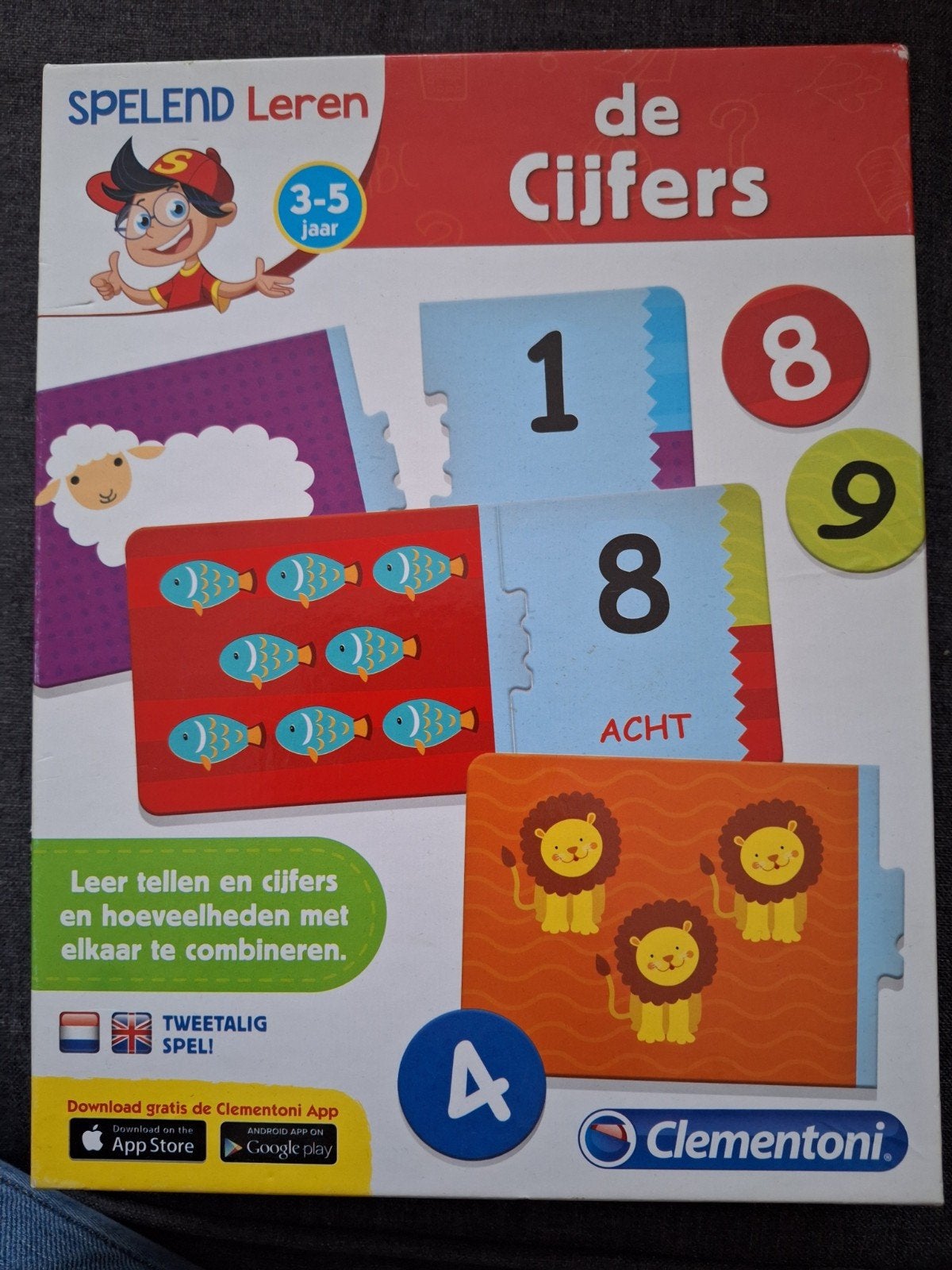 clementoni cijfers leren, Ophalen of Verzenden, Zo goed als nieuw, Rekenen