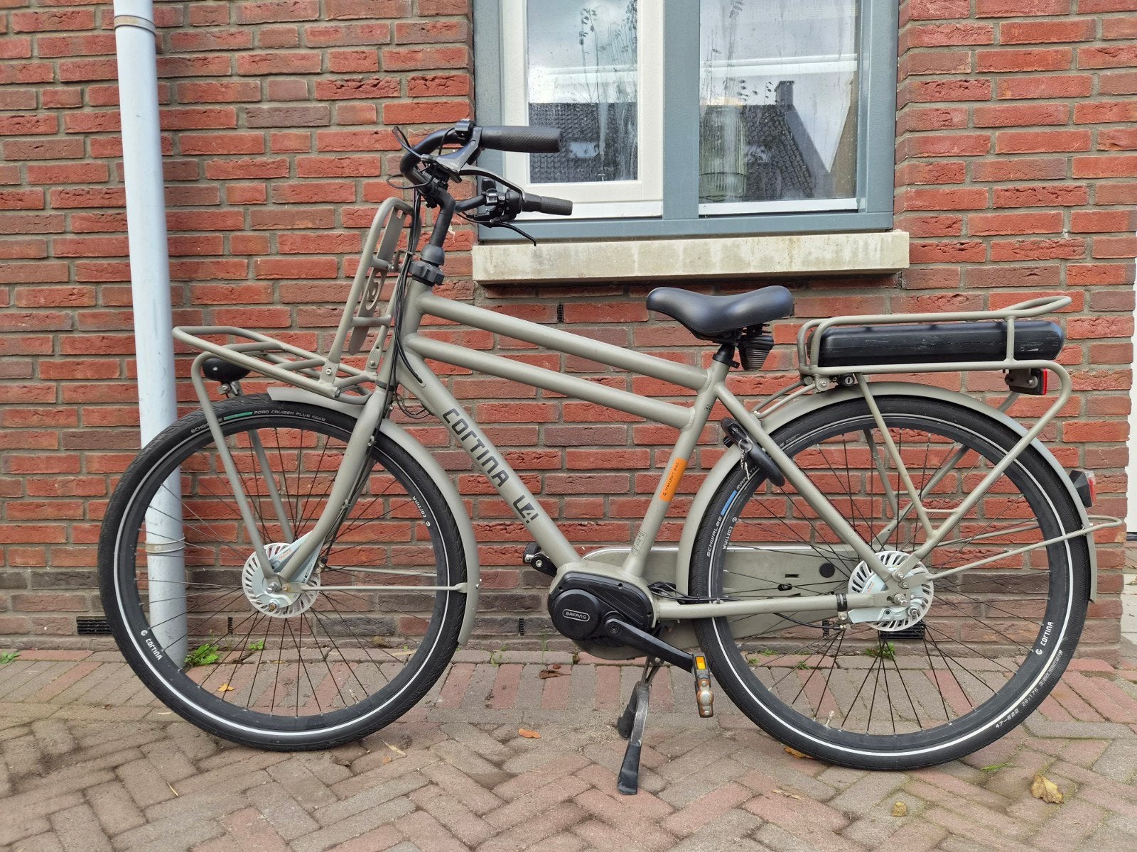 Nette Cortina E-U4 (middenmotor) Solid Quarz grey matt, 57cm, 55 tot 59 cm, Ophalen, Zo goed als nieuw, Cortina