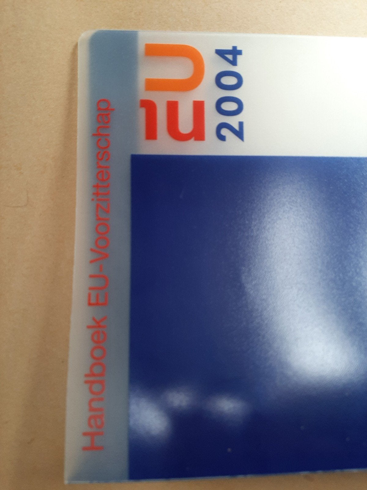 Mapje EU., Ophalen of Verzenden, Zo goed als nieuw