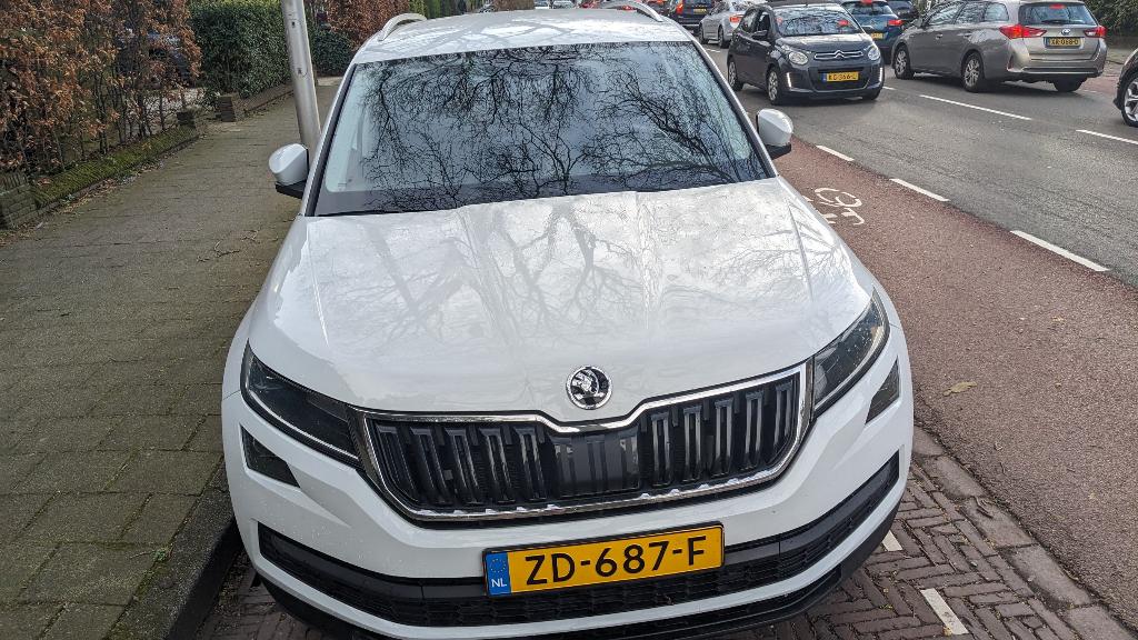 Skoda Kodiaq 1.5 TSI Greentech ACT 150pk Dsg-7 7pl. 2019 Wit, Auto's, Skoda, 1525 kg, Zwart, 4 cilinders, Wit