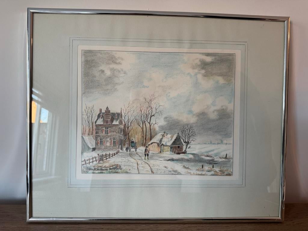 Oude schilderijen van Bertus Pellikaan uit Gorinchem, Antiek en Kunst, Ophalen