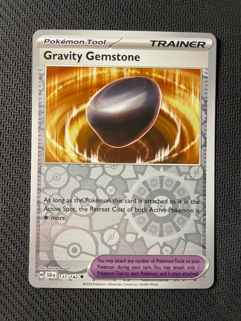 Gravity Gemstone 137/142 Reverse Holo Stellar Crown, Verzenden, Zo goed als nieuw