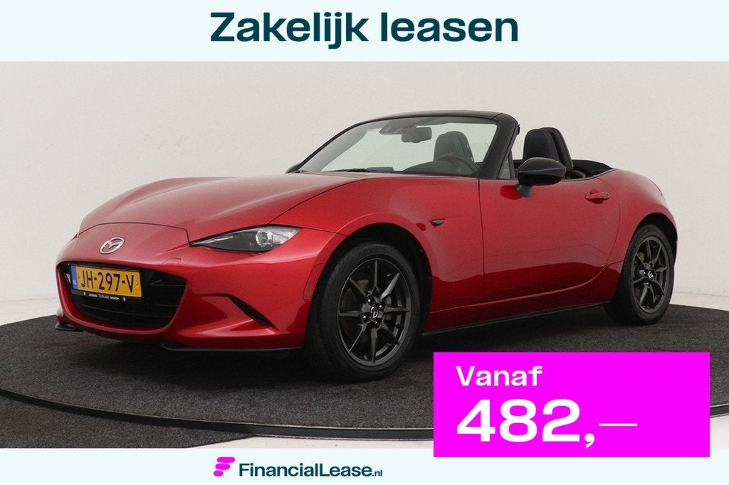 Mazda MX-5 1.5 SkyActiv-G 131 GT-M | Sport Uitlaat | Org NL, Gebruikt, 4 cilinders, Cabriolet, Bedrijf