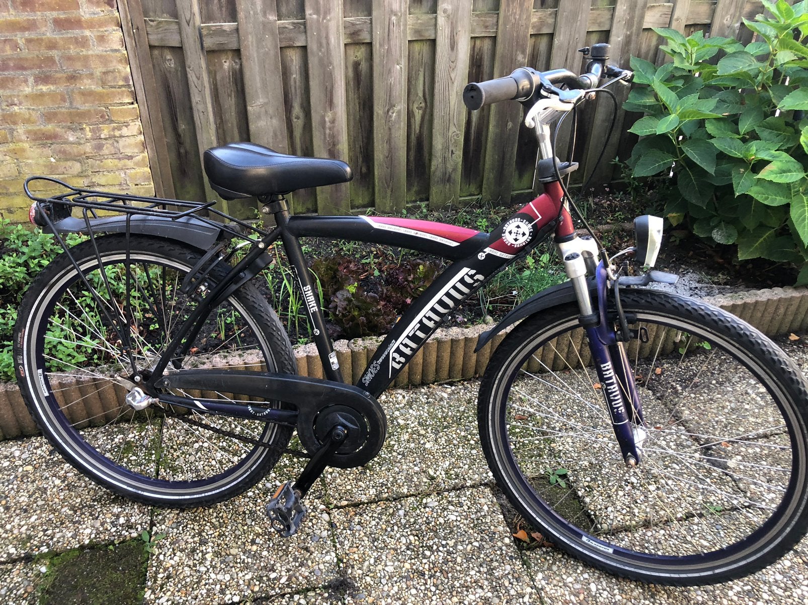 Batavus snake 26 inch, Ophalen, Gebruikt, 26 inch of meer, Versnellingen