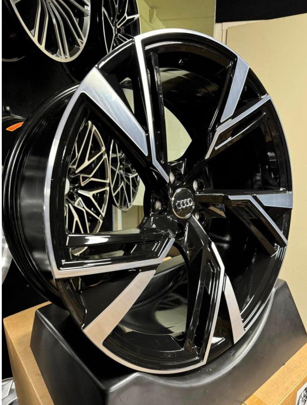 21 inch velgen voor Audi RS6 Perf 5x112 A6 A7 A8 Q5 Q7 E-Tro, Auto-onderdelen, Banden en Velgen, Velg(en), Nieuw, Personenwagen
