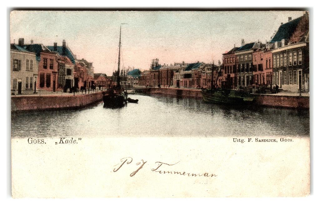 Goes, "Kade", Verzenden, Voor 1920, Ongelopen, Zeeland