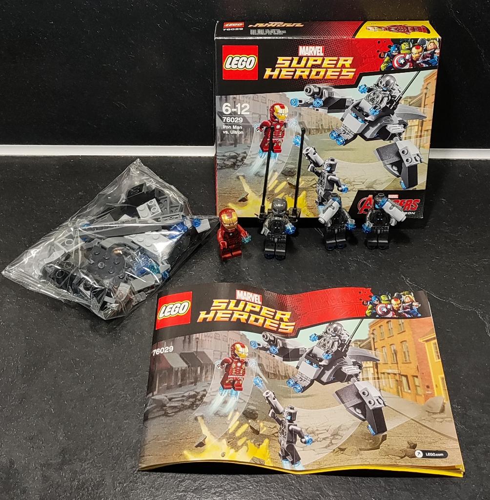 LEGO set 76029 – Iron Man vs. Ultron – Compleet!, Info@lego.com, Marvel, Lego, Ophalen of Verzenden