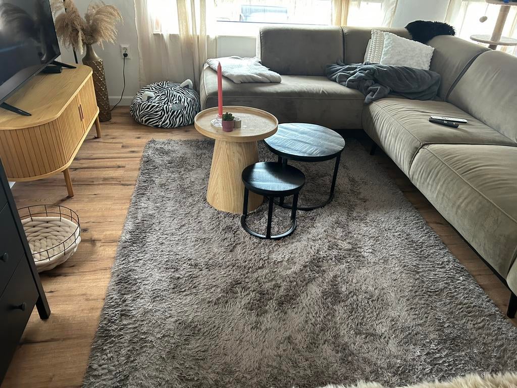 Vloerkleed, Ophalen, Gebruikt, Beige, 150 tot 200 cm