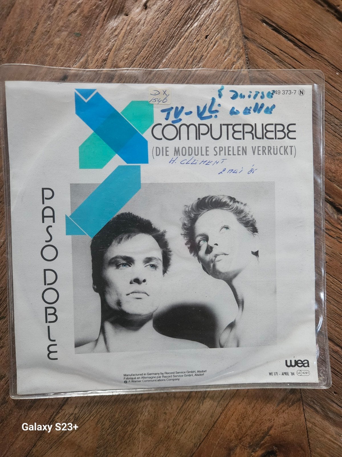 Paso Doble -Computerliebe (Die Module Spielen Verrückt) Viny, LP, Gebruikt, 7 inch, Ophalen of Verzenden