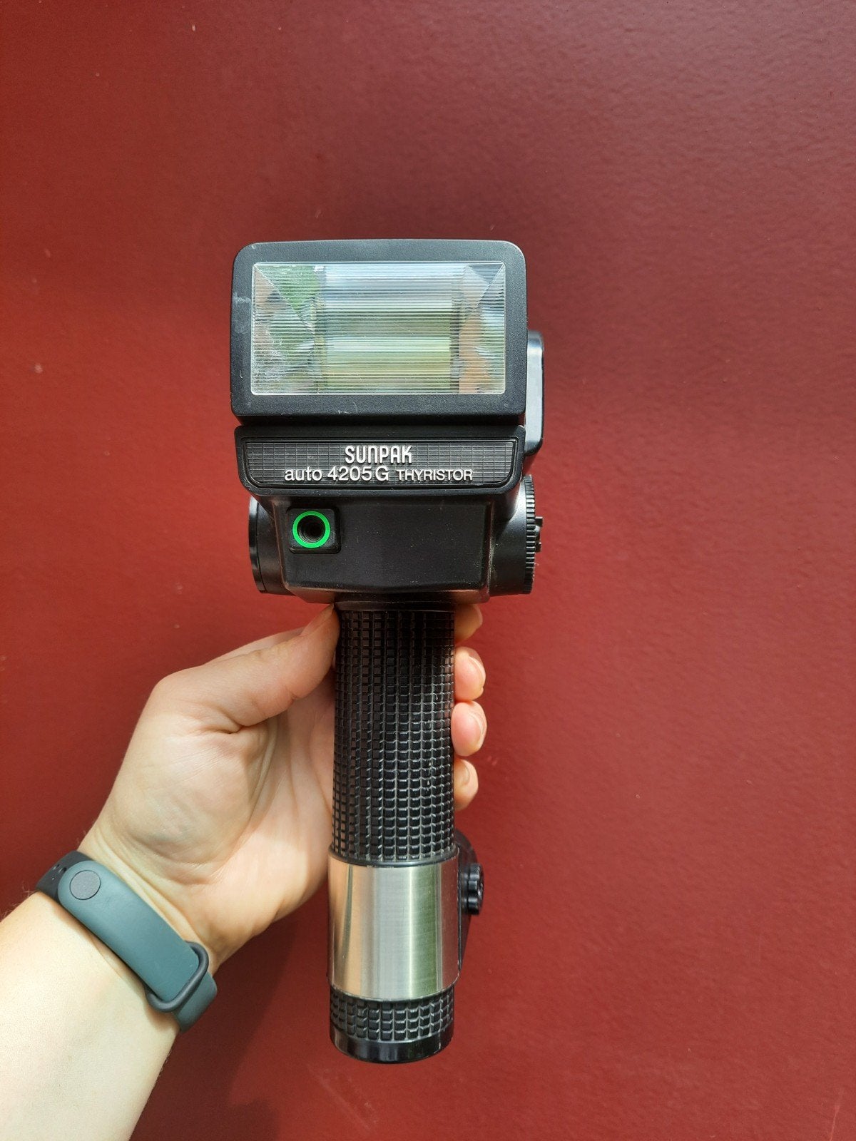 Sunpak Auto 4205G Thyristor flitser, Ophalen of Verzenden, Gebruikt, Overige merken