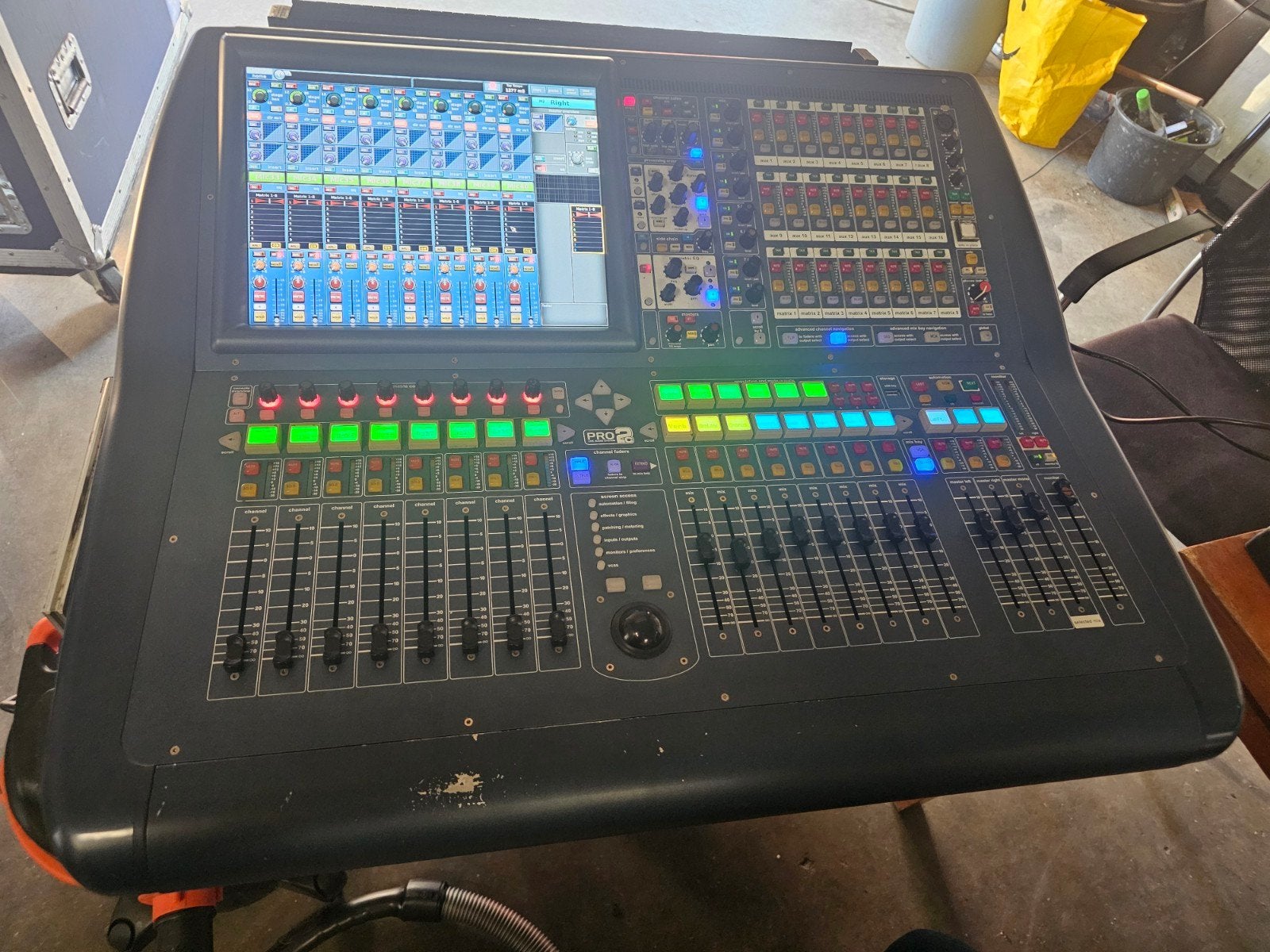 Midas Pro 2 Digitale Mengtafel met DL251 Stagebox, Ophalen of Verzenden, Gebruikt, 20 kanalen of meer, Microfooningang