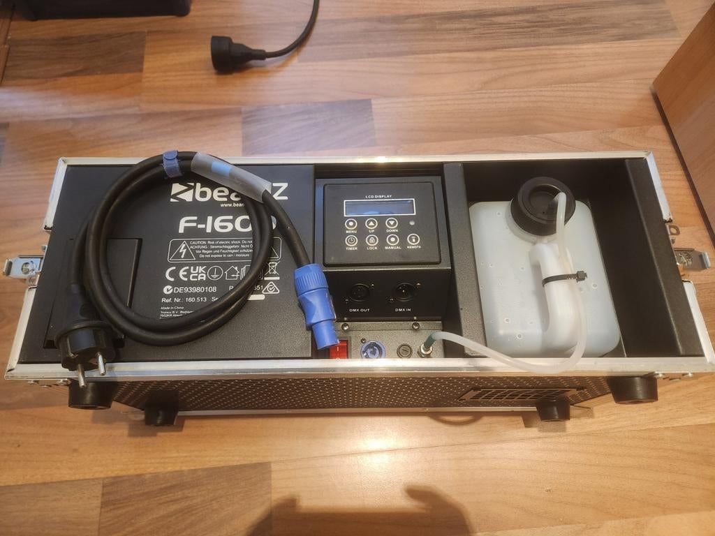 BeamZ F-1600 Rookmachine / Hazer, Muziek en Instrumenten, Licht en Laser, Zo goed als nieuw, Rookmachine, Ophalen
