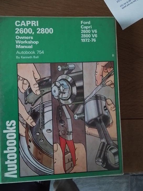 Ford Capri 2600-2800 V6 72-76 workshop Manual, Ophalen of Verzenden