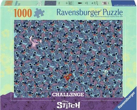 Ravensburger Disney - Stitch - 1000 stukjes  (challenge), Hobby en Vrije tijd, Denksport en Puzzels, Ophalen of Verzenden, 500 t/m 1500 stukjes