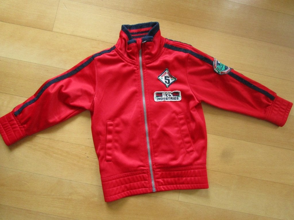 Vrolijk sportief vestje maat 92/98, Kinderen en Baby's, Trui of Vest, Zo goed als nieuw, Jongen, Scamps & Boys