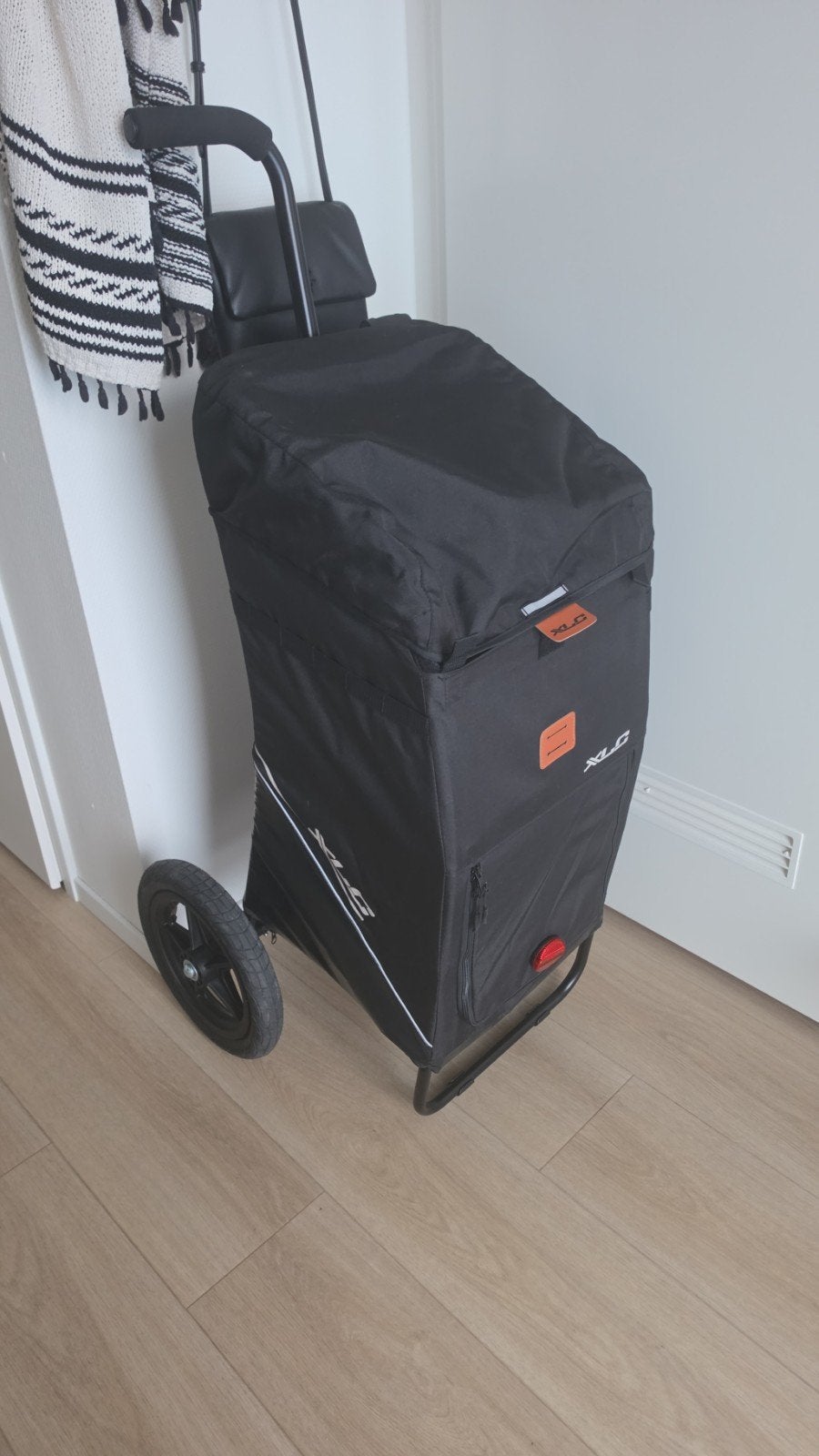 XLC Carry More Bagagedrager Tas - Zwart, Ophalen, Opvouwbaar, Bagagekar, Nieuw