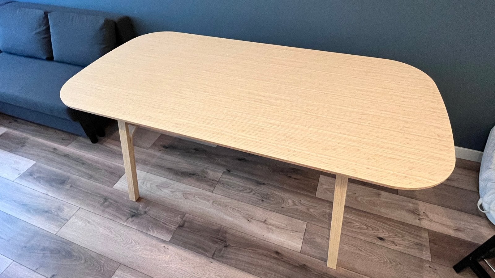 IKEA big bamboo table, Ophalen, Overige materialen, 50 tot 100 cm, Zo goed als nieuw