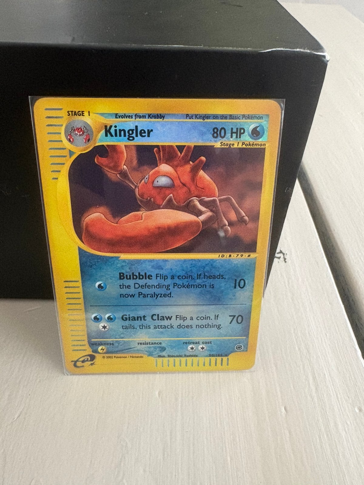 Kingler expedition reverse holo, Ophalen of Verzenden, Zo goed als nieuw, Meerdere kaarten, Foil