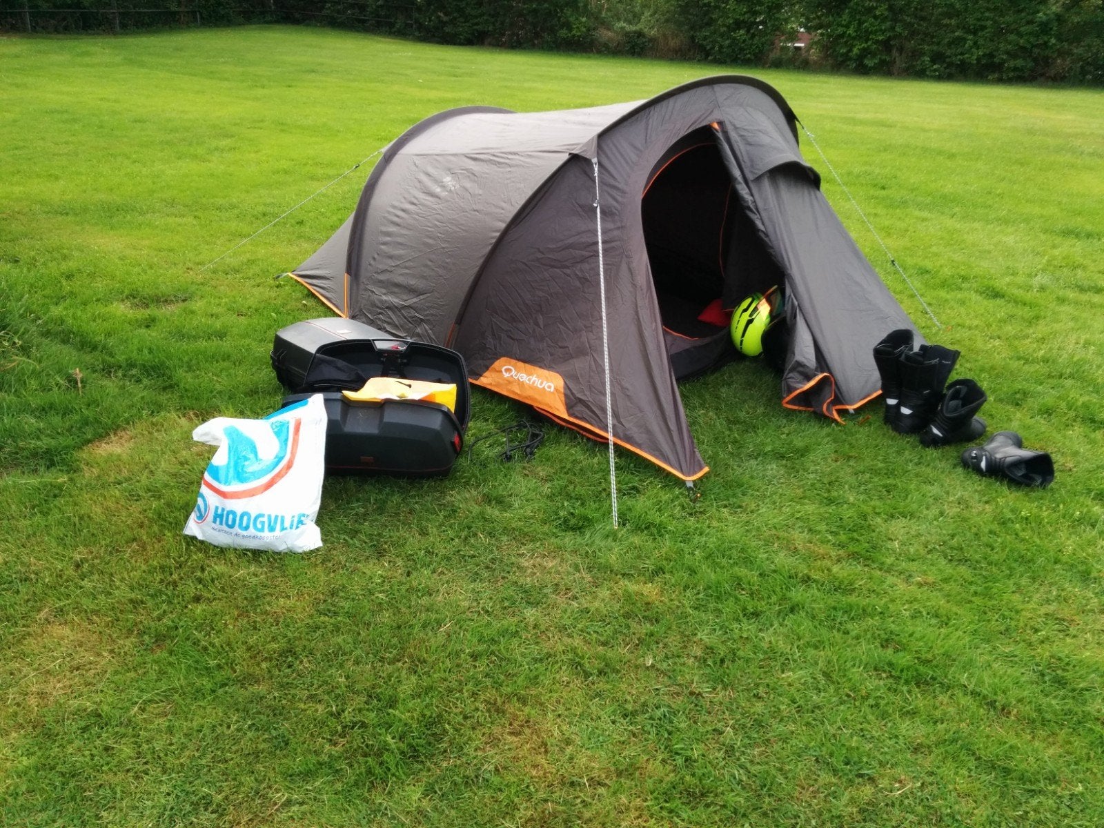 Quechua T3 Ultralight Pro Tent - 2 (/3)persoons hikingtent, Ophalen of Verzenden, Zo goed als nieuw, Tot en met 2