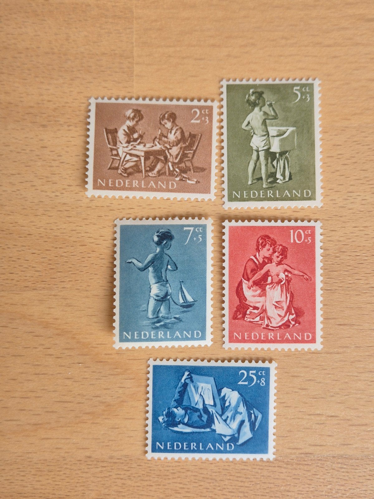 Nederland 1954 kinderpostzegels, Postzegels en Munten, Postzegels | Nederland, Ophalen of Verzenden, Na 1940, Postfris
