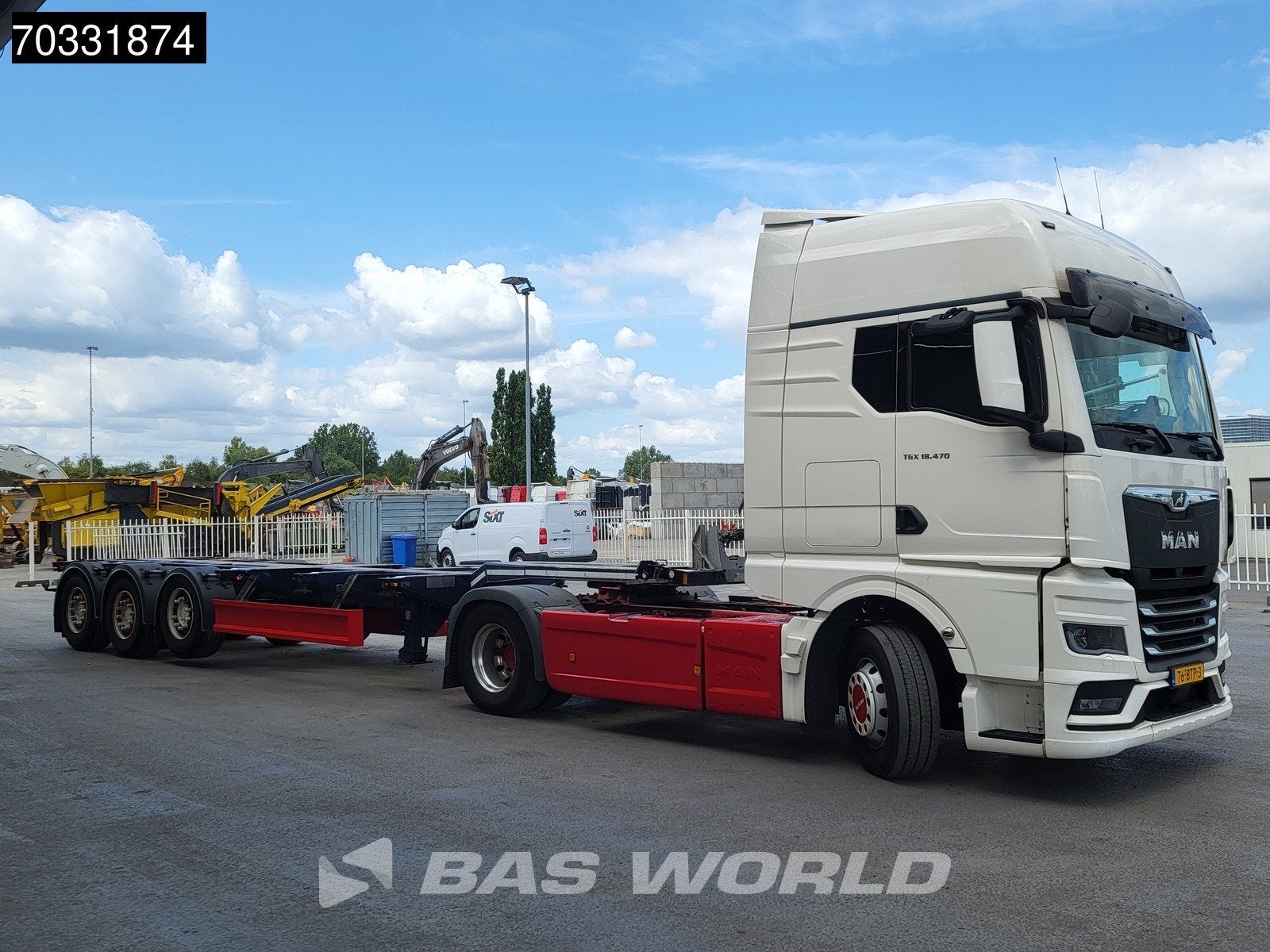 MAN TGX TGX 18.470 4X2 Retarder NL-Truck Multi'45ft, Auto's, Vrachtwagens, Automaat, Stof, Euro 6, MAN