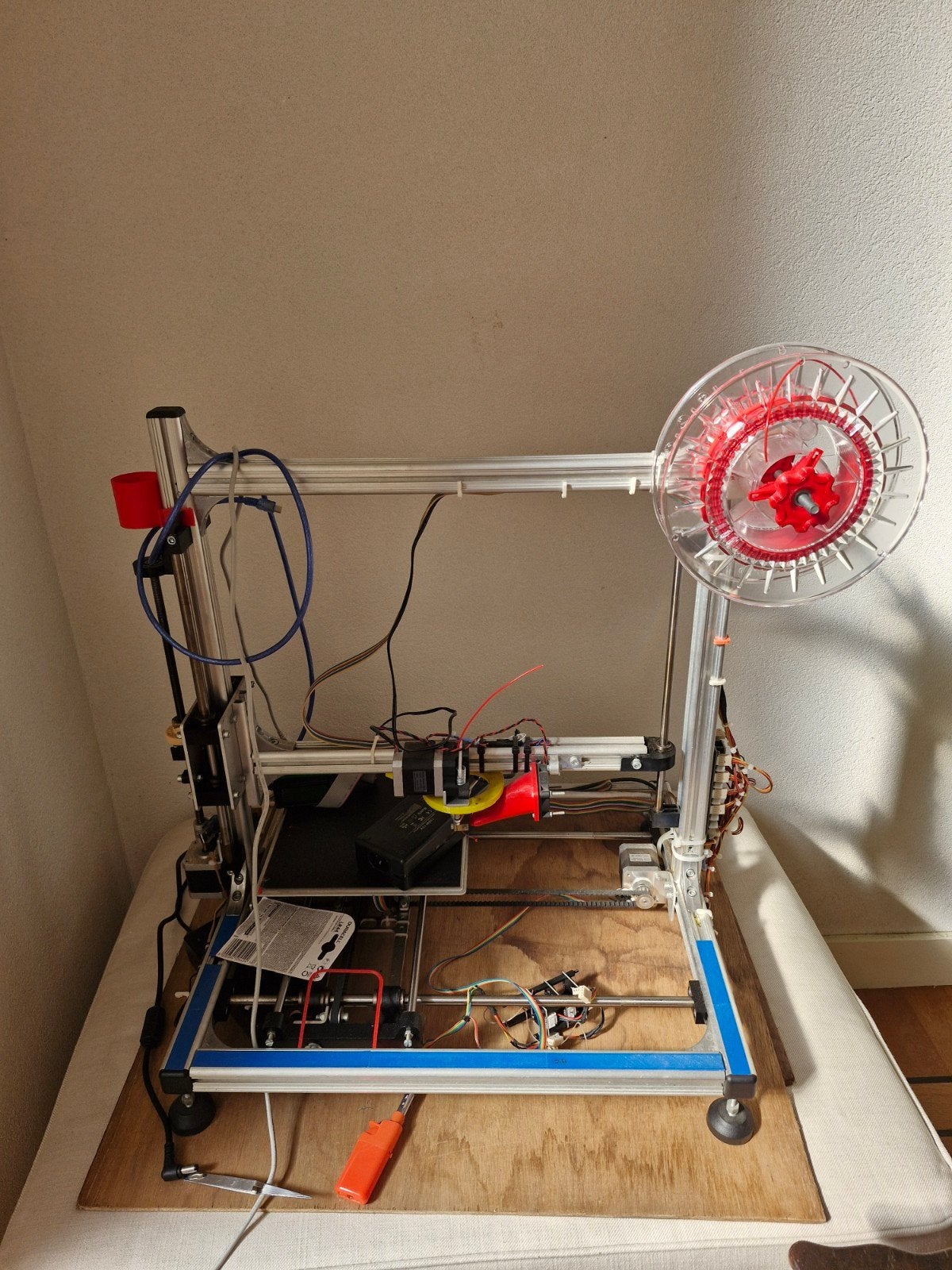 Velleman K8200 3D-printer met reserve onderdelen, Computers en Software, 3D Printers, Ophalen, Gebruikt, Velleman, Filament