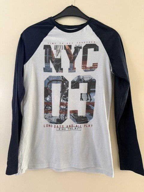 C&A longsleeve NYC maat 176/182 ZGAN, C&A, Jongen of Meisje, Ophalen of Verzenden, Zo goed als nieuw