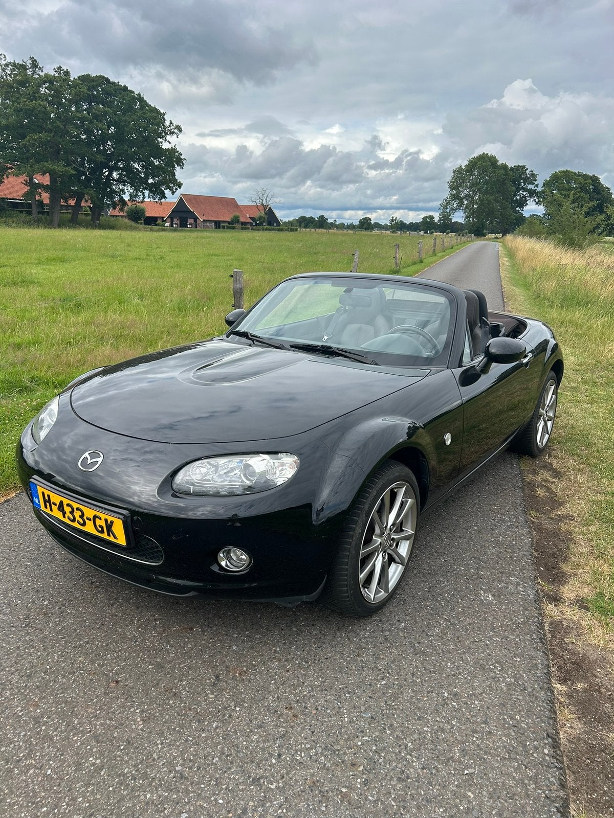 Mazda MX-5 1.8 MX5 Touring 2008 Zwart, Achterwielaandrijving, 4 cilinders, Cabriolet, 1055 kg