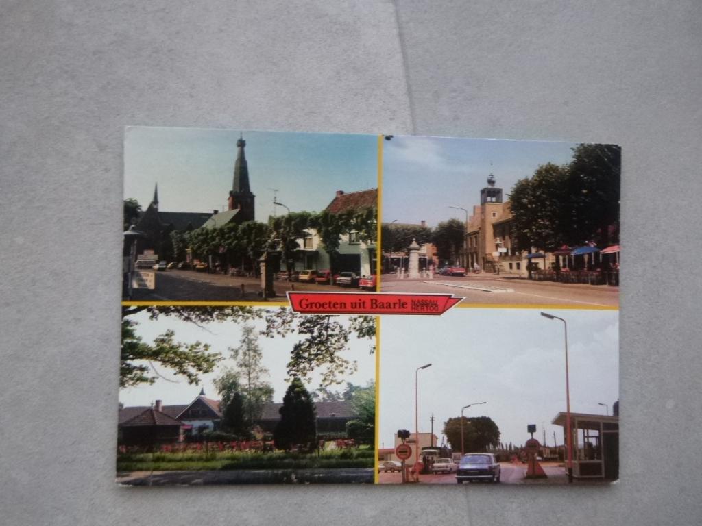 Baarle Nassau/Hertog/grensovergang/auto 1985, Verzenden, 1980 tot heden, Gelopen, Noord-Brabant