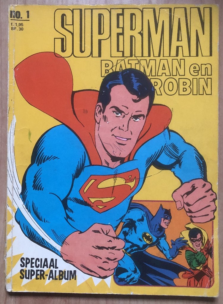 SUPERMAN - SUPERMAN, BATMAN EN ROBIN - SPECIAAL SUPER-, Eén stripboek, Ophalen of Verzenden, Zo goed als nieuw