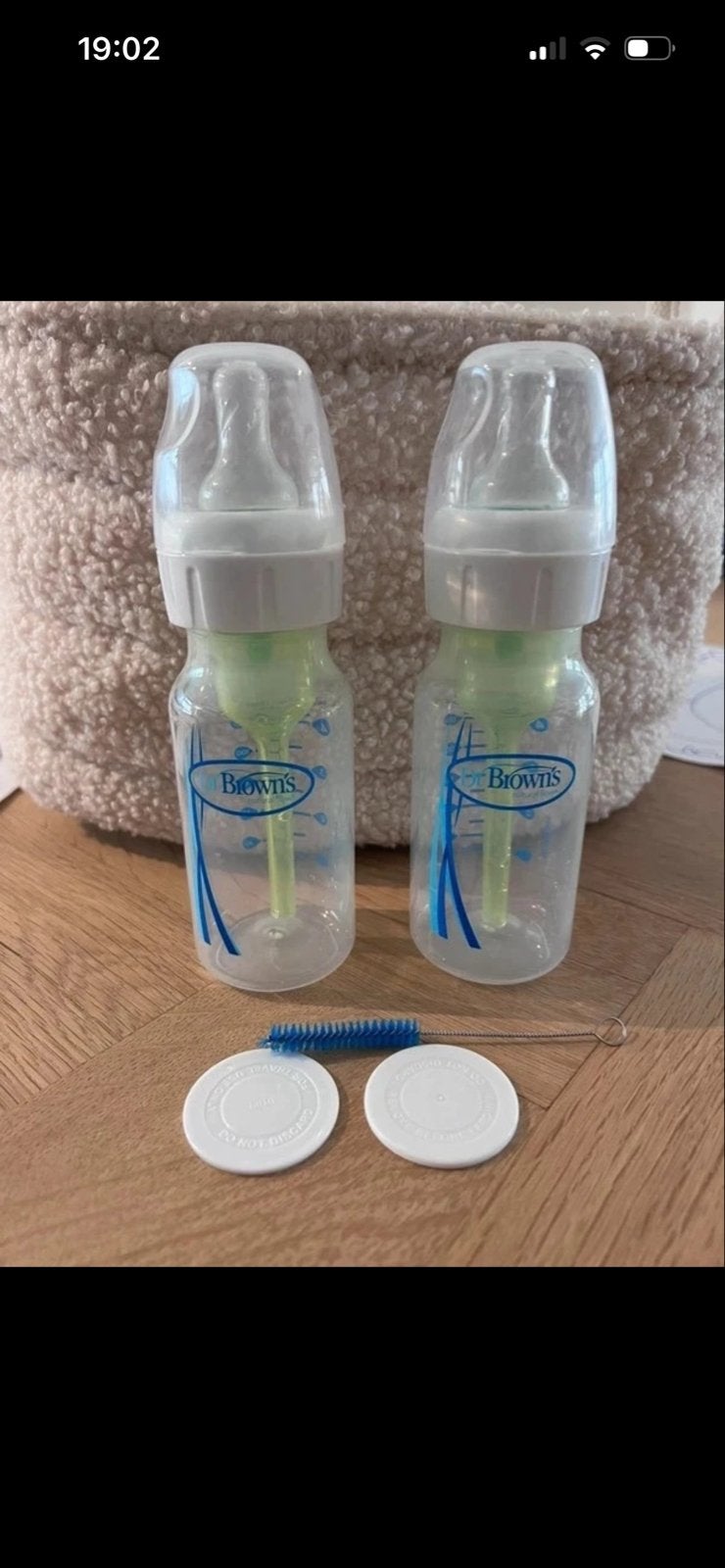 Dr. Brown's Optie+ Anti-Koliek Babyflessen (2x), Ophalen of Verzenden, Zo goed als nieuw, Babyfles, Dr. Brown's