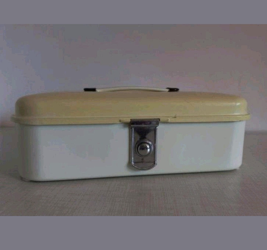 Vintage Brabantia broodtrommel, retro broodtrommel, Antiek en Kunst, Ophalen of Verzenden