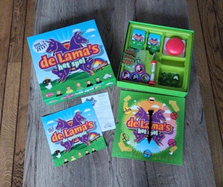 De Lama's Het Spel - Bordspel BNN, Hobby en Vrije tijd, Vijf spelers of meer, Ophalen of Verzenden, Gebruikt, BNN