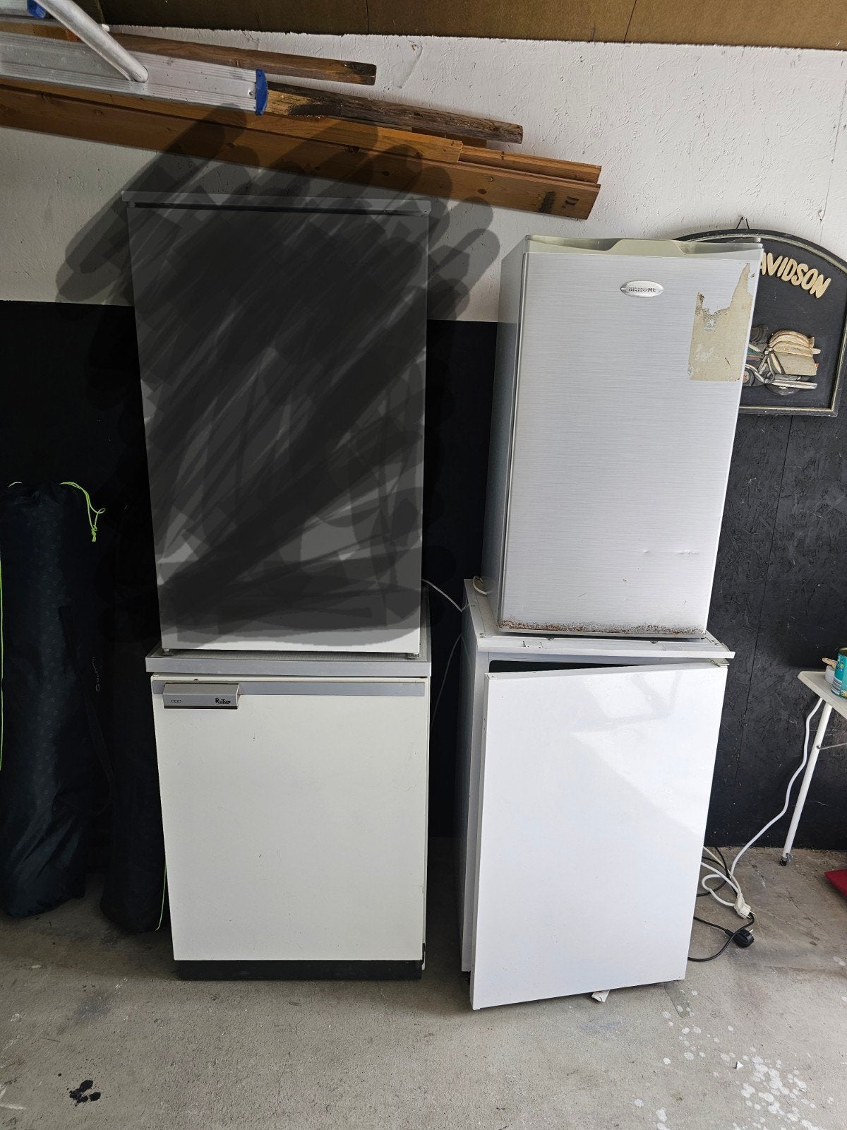3 Koel kasten., 200 liter of meer, Ophalen, Met aparte vriezer, 160 cm of meer