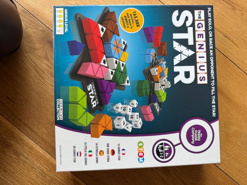 Genius star, Hobby en Vrije tijd, Gezelschapsspellen | Bordspellen, Ophalen of Verzenden, Nieuw, Smart Games