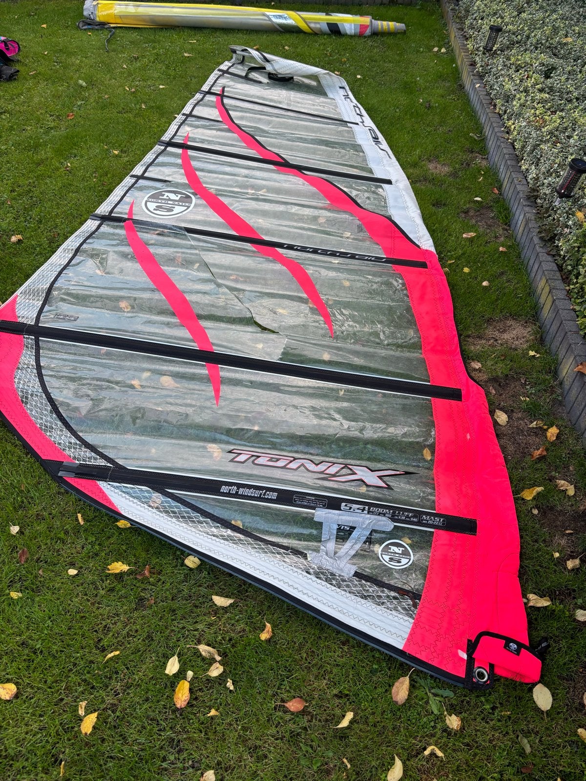 Windsurfzeilen set - North Sails, Arrows, F2, Neilpryde, ART, Watersport en Boten, Ophalen, Met zeil(en), Gebruikt, 5 tot 6.5 m²
