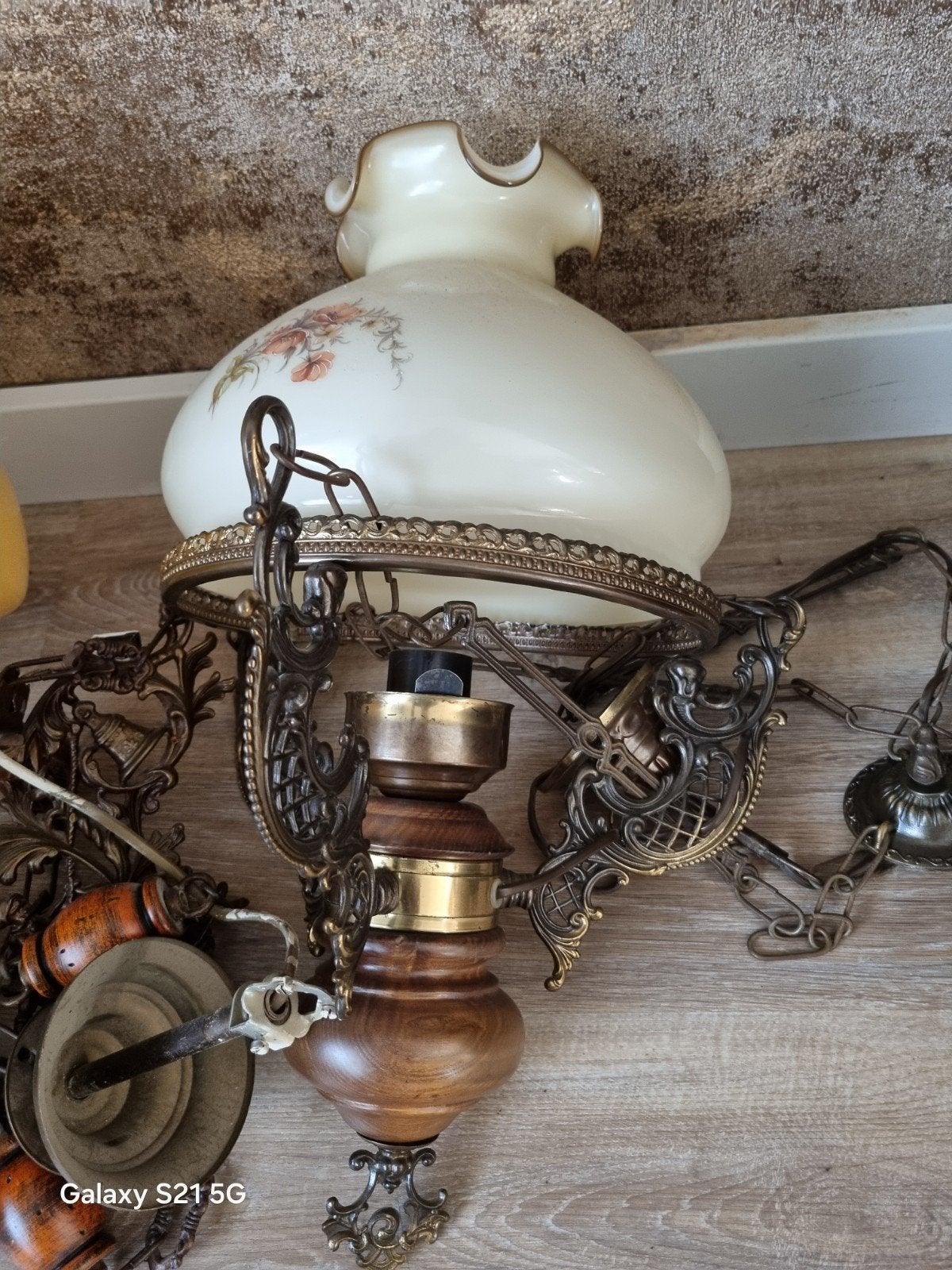 antieke lamp, Ophalen of Verzenden