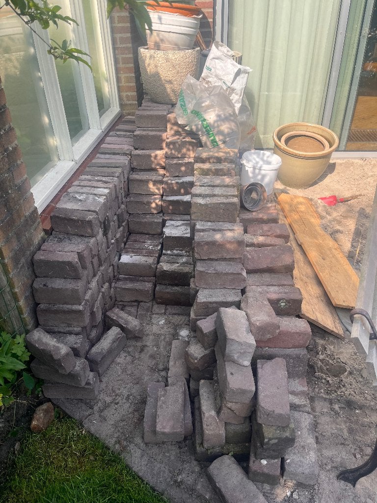 Waaltjes (Bakstenen), Tuin en Terras, Ophalen, Beton, Klinkers