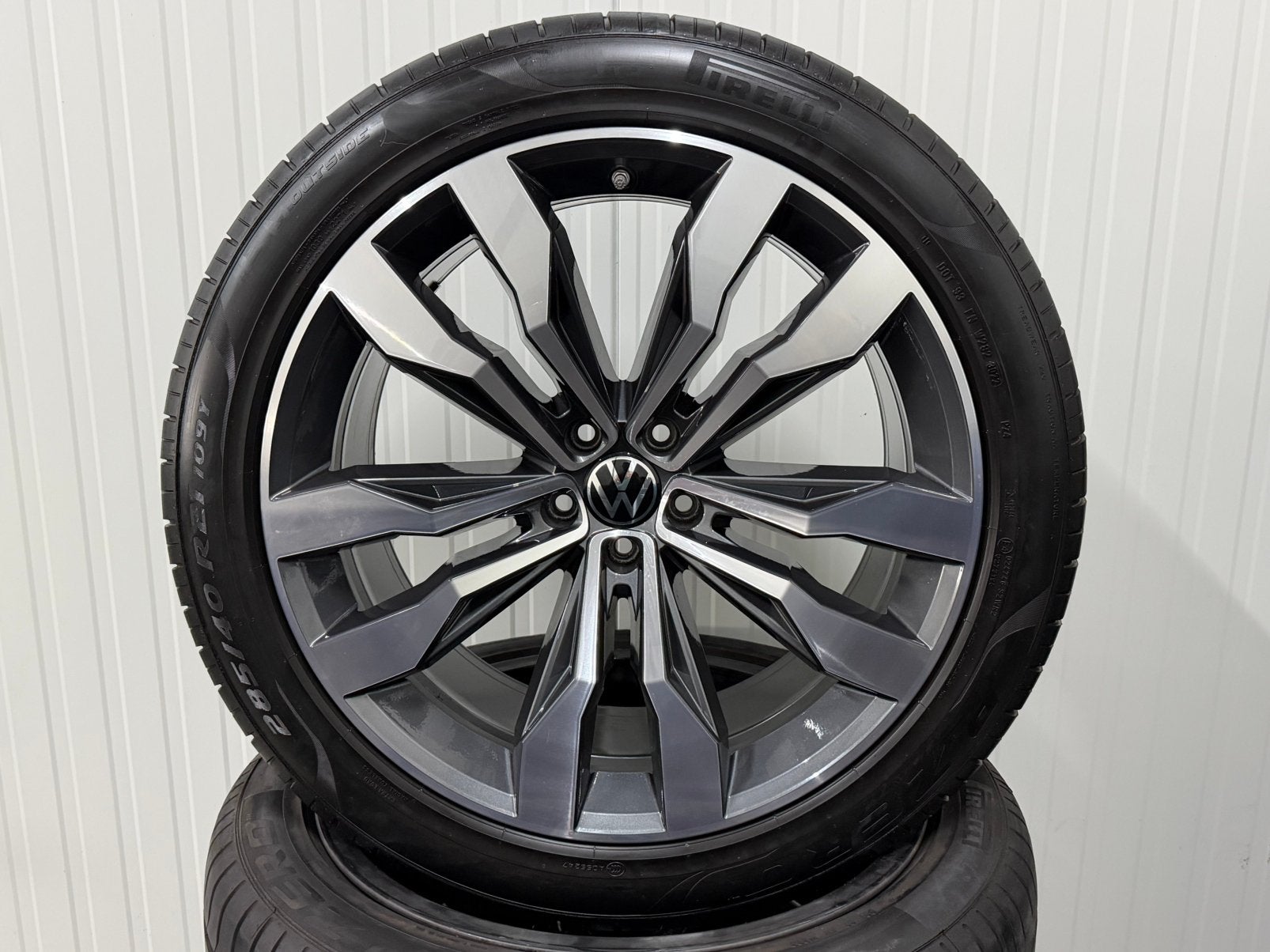 21” INCH ORIGINEEL VOLKSWAGEN TOUAREG R *NIEUWSTAAT* 5X112, 285 mm, Banden en Velgen, Zomerbanden, 21 inch