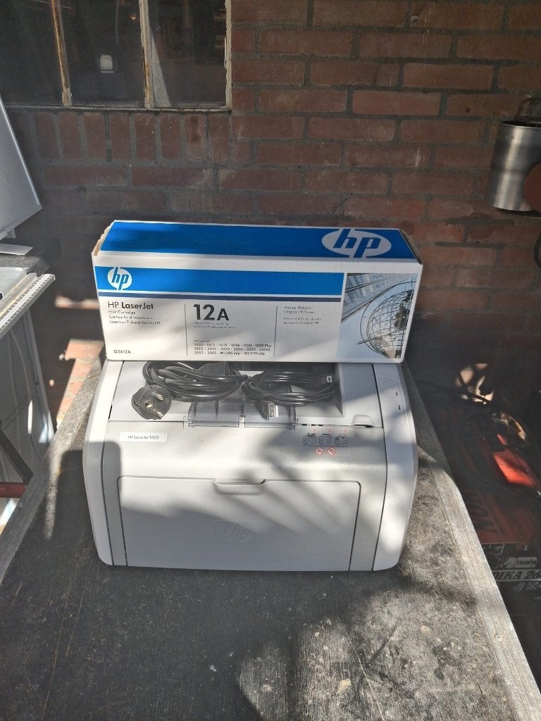 HP LaserJet 1020 Printer met toner, Computers en Software, Printers, Ophalen, Zwart-en-wit printen, Gebruikt, Printer