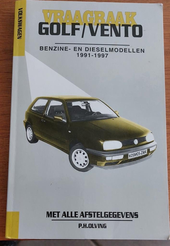 Vraagbaak VW Golf/Vento 1991-1997 BIEDEN va €10, Gelezen, Ophalen of Verzenden, P.H. Olving, Volkswagen